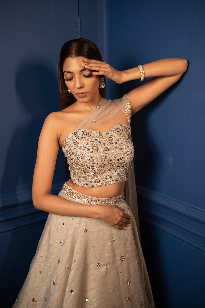 Borage Lehenga