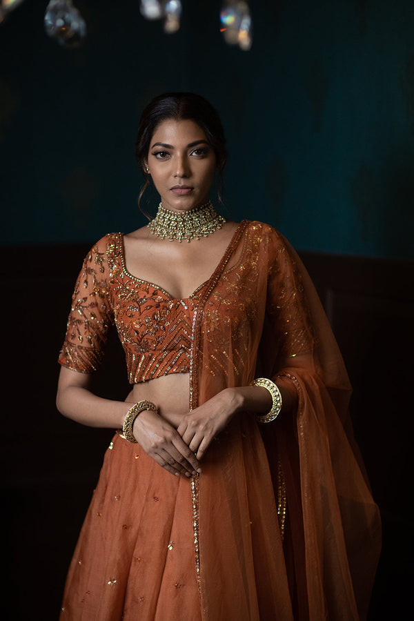 Celosia Lehenga