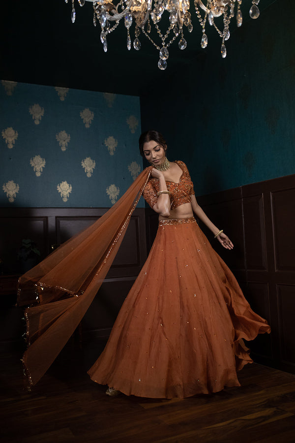 Celosia Lehenga