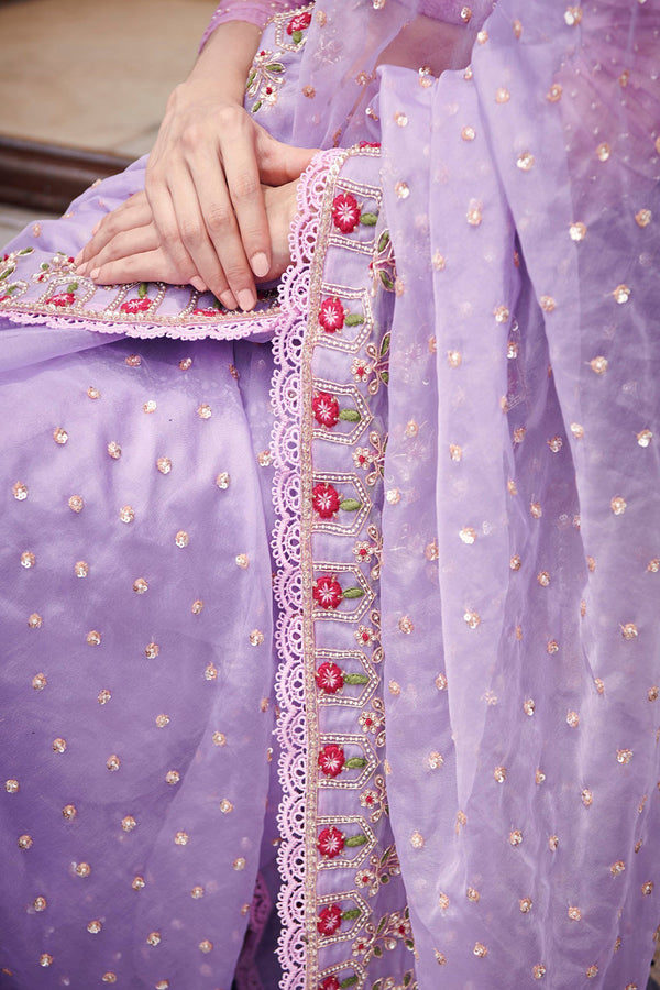 Lilac Saree