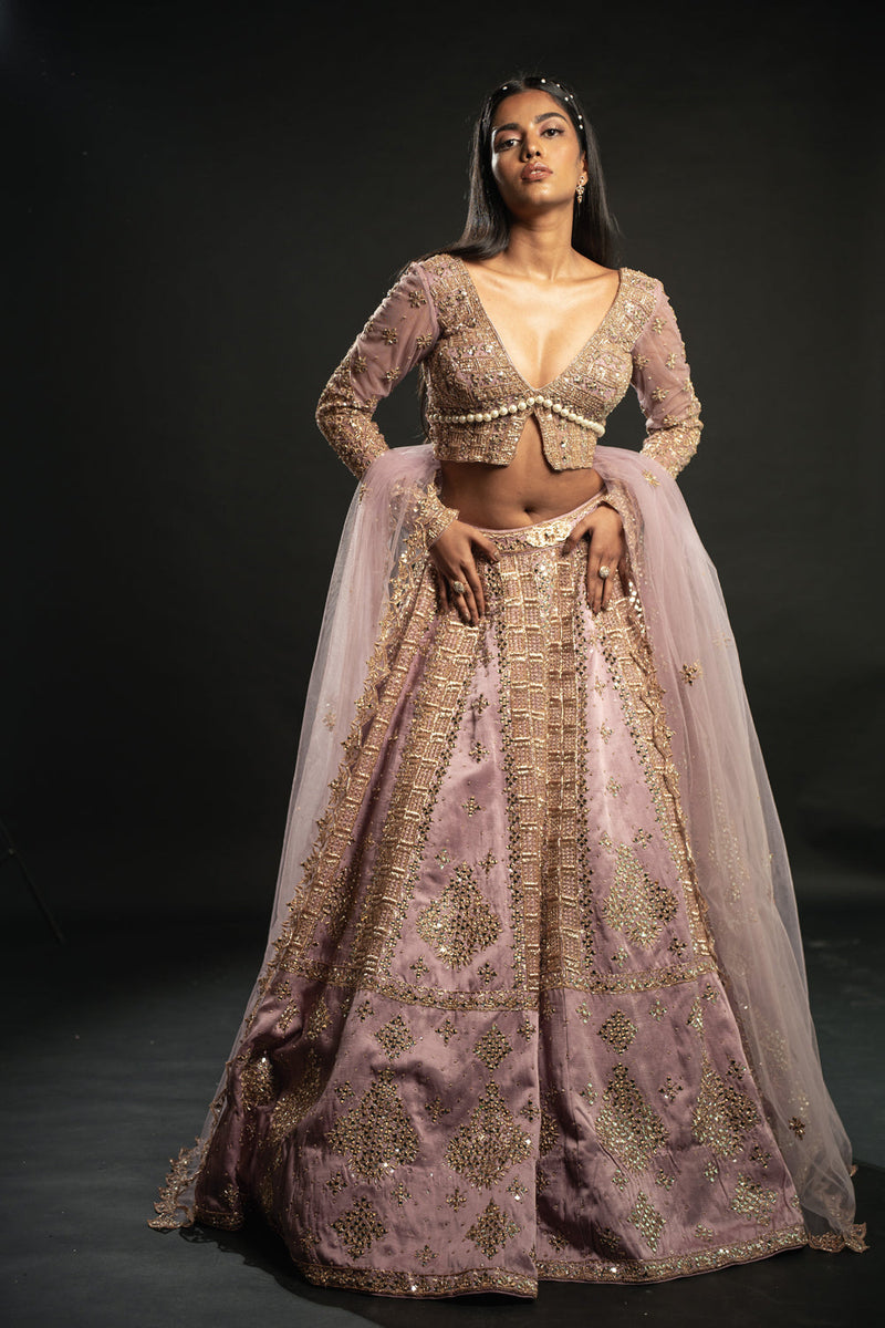 Lilac Lehenga