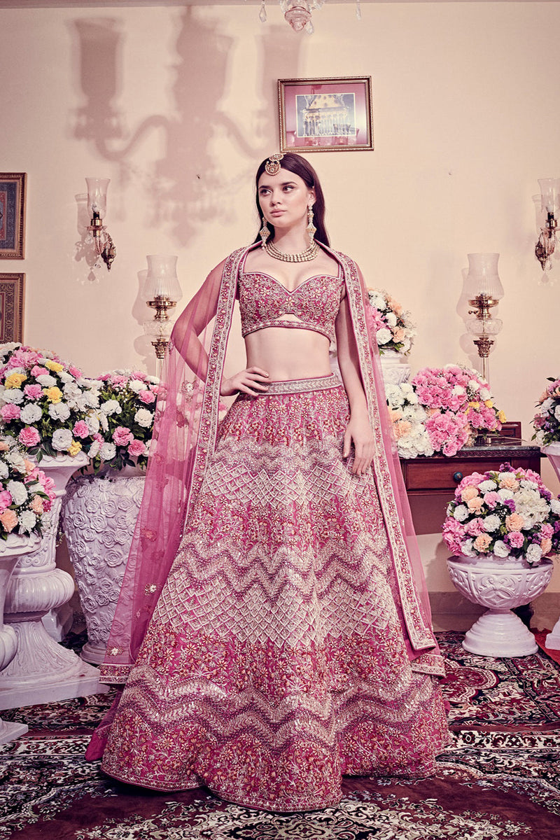 Mulberry Pink Lehenga