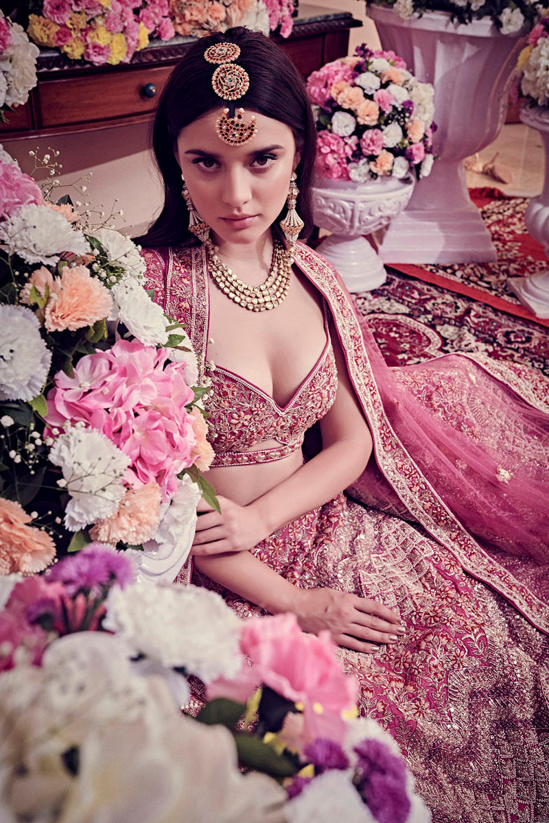 Mulberry Pink Lehenga