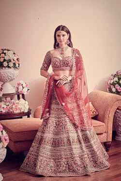 Olive Green Lehenga