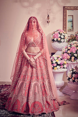 Scarlet Red Lehenga