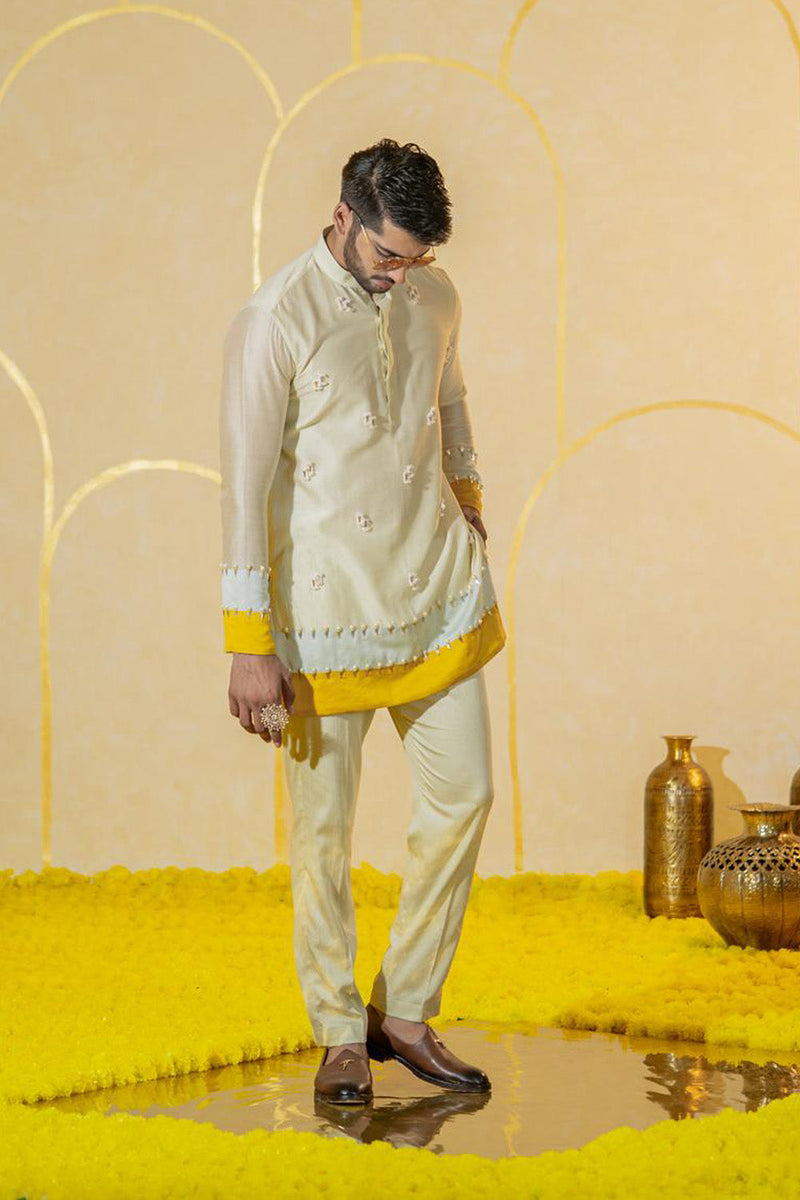 Dori Colorblock Short Kurta Set