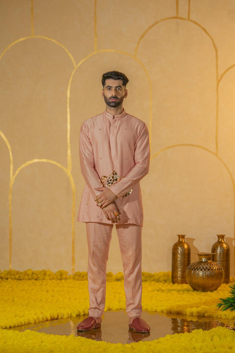 Lotus Mosaic Short Kurta Set