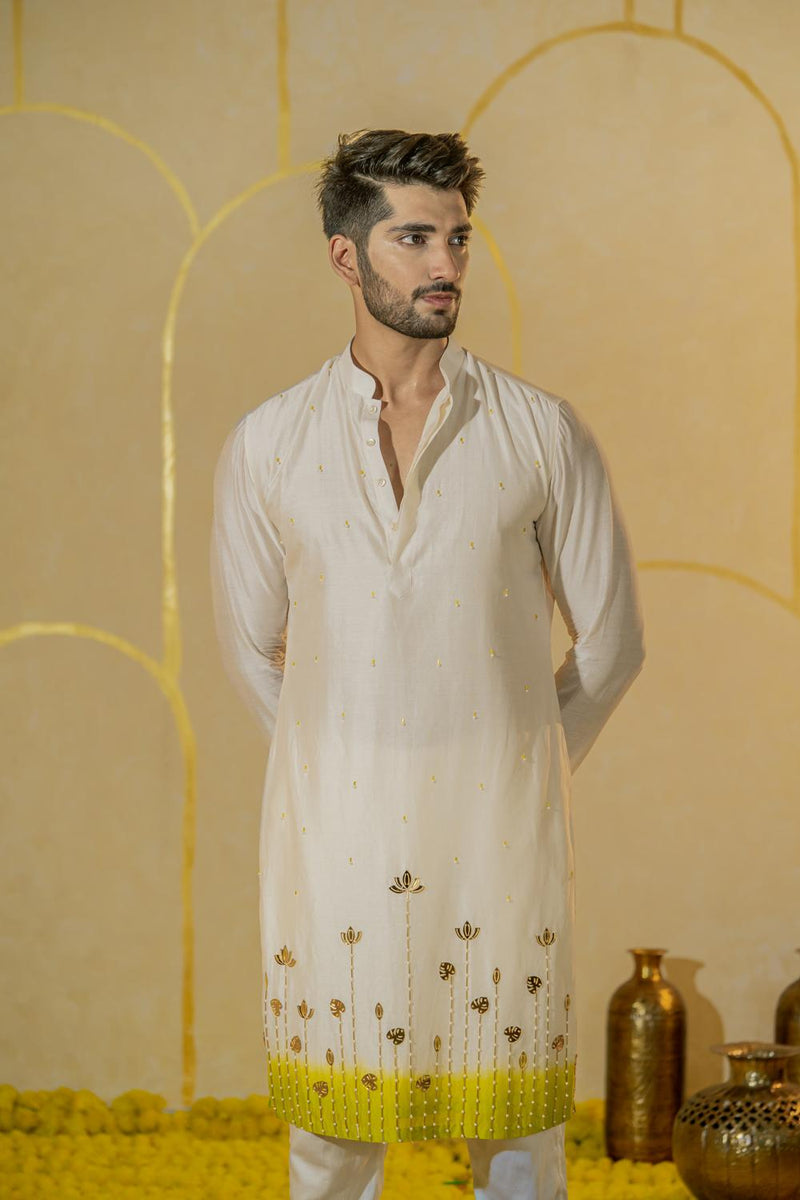 Ivory Garden Long Kurta Set