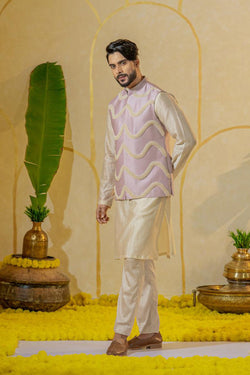 Dusty Pearl Kurta Set