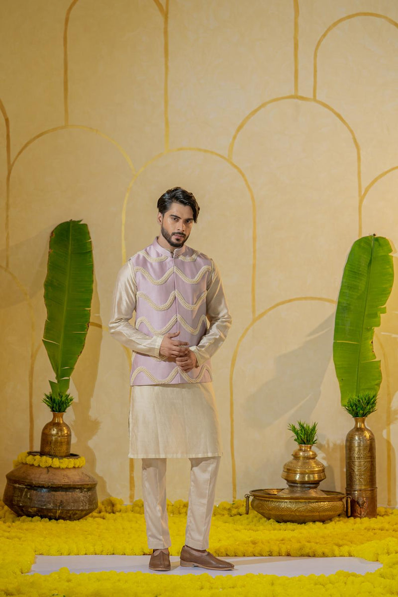 Dusty Pearl Kurta Set