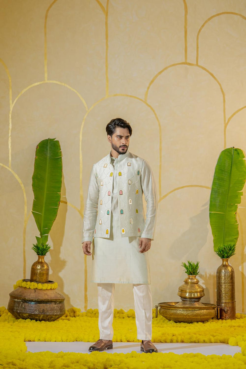 Mint Mist Long Kurta Set