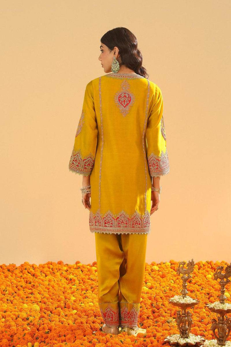 Short Kurta With Salwar And Dupatta