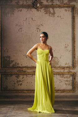 Green Corset Gown