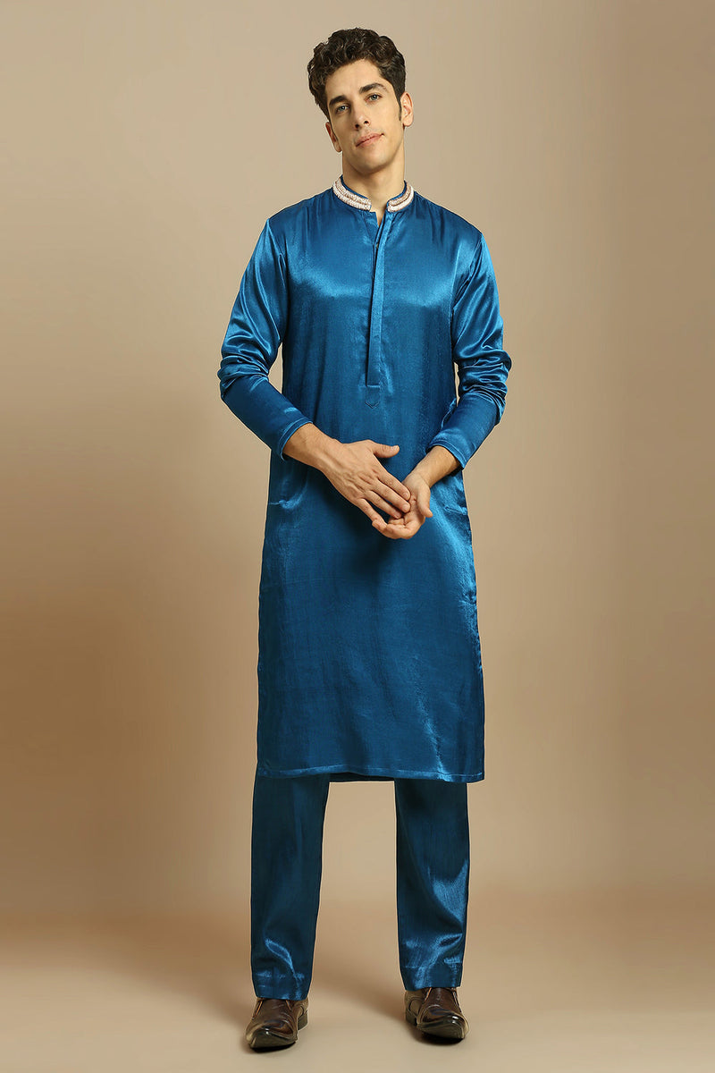 Blue Kurta With Pant