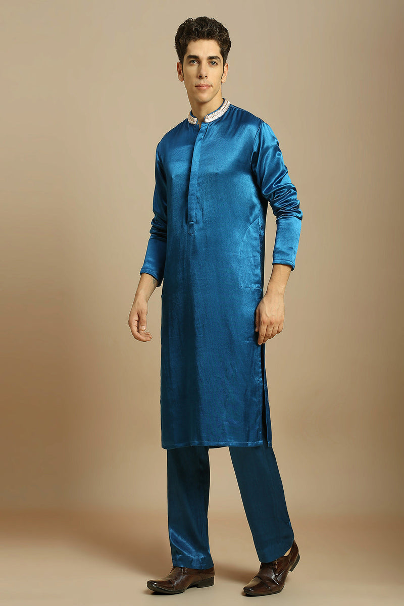 Blue Kurta With Pant