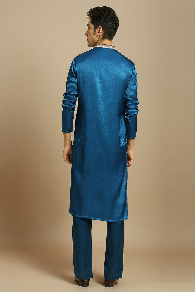 Blue Kurta With Pant