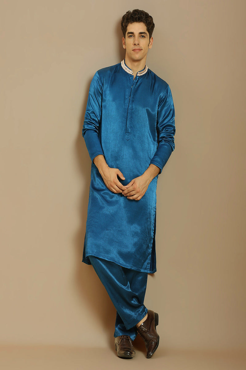 Blue Kurta With Pant