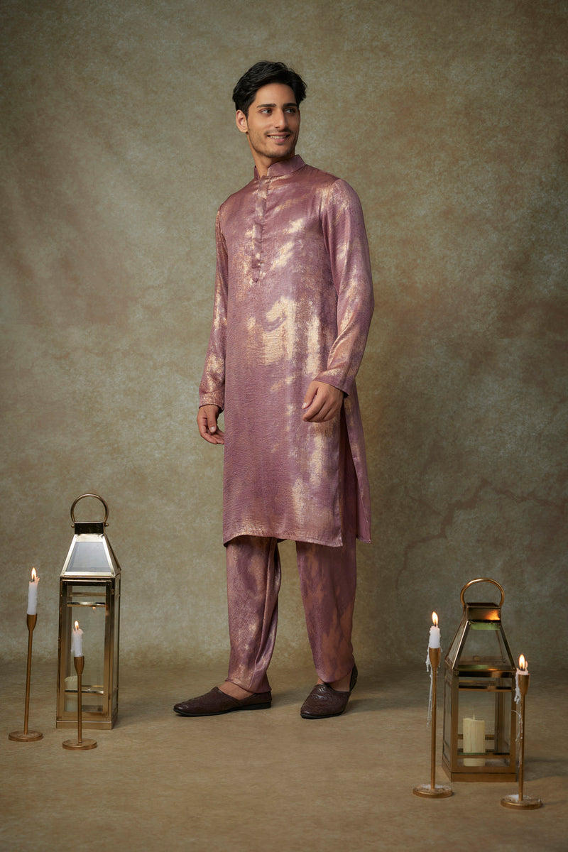 Maroon Kurta With Pant