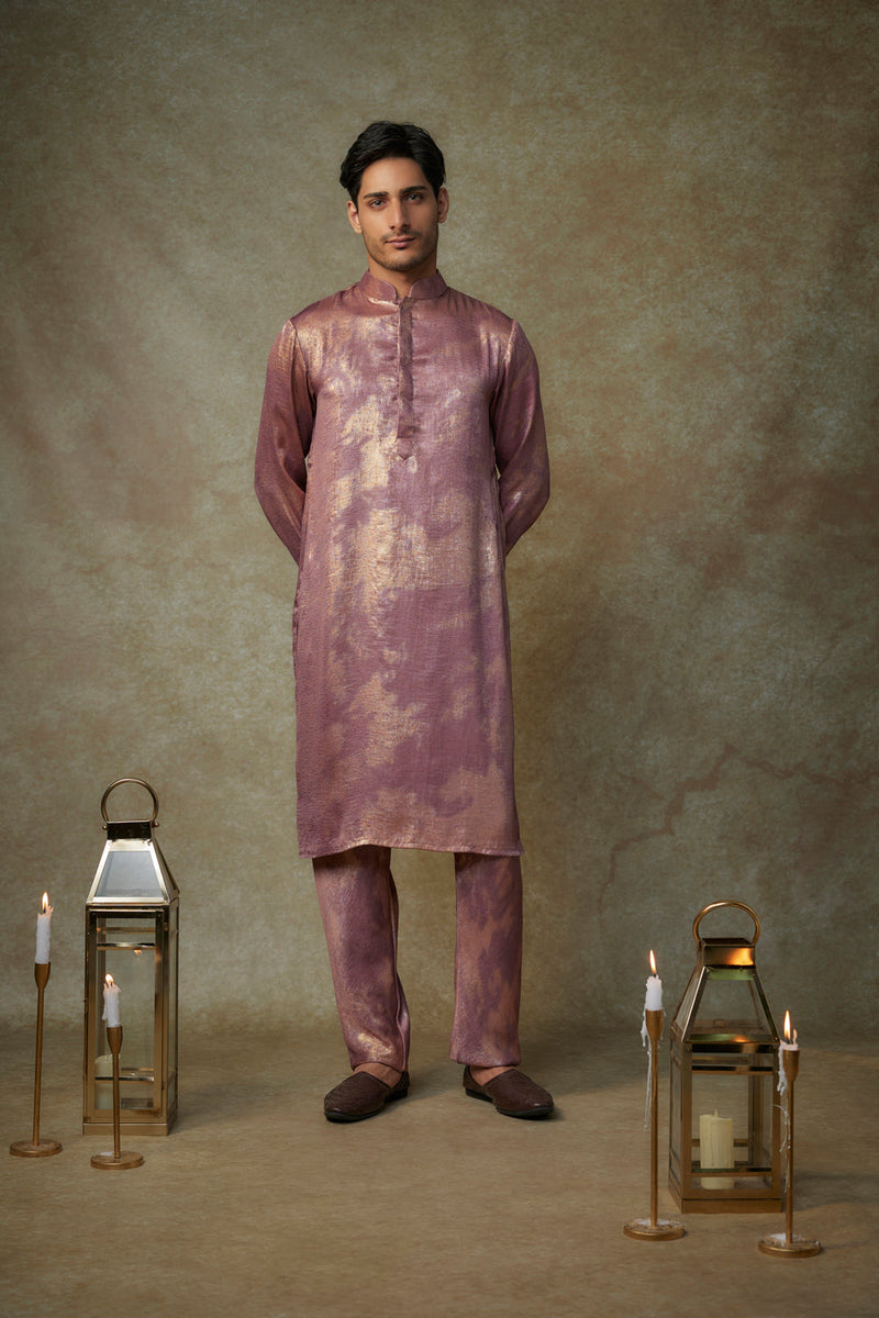 Maroon Kurta With Pant