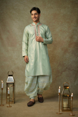 Sage Green Embroiderd Kurta Set