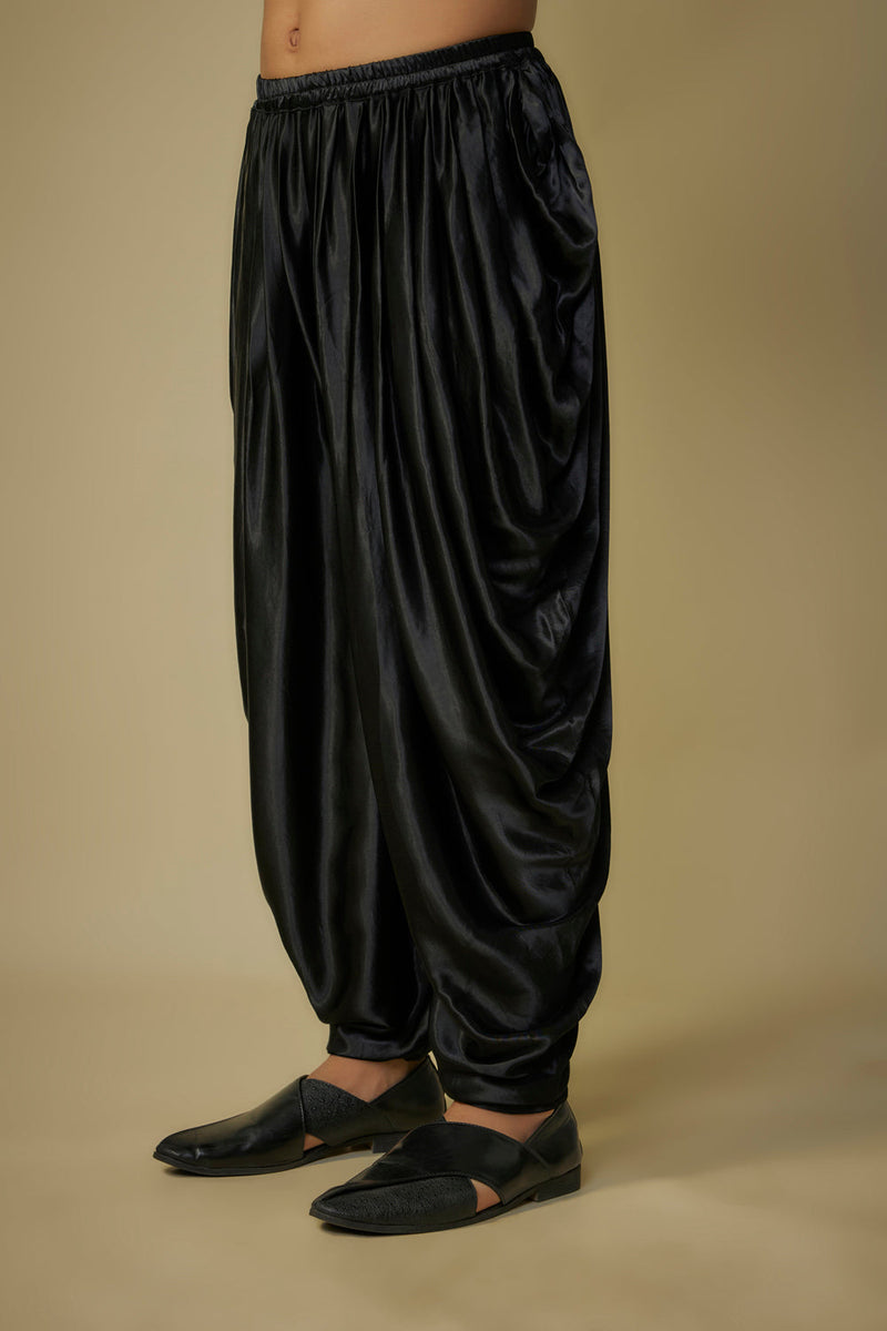 Black Sequence Kurta Set