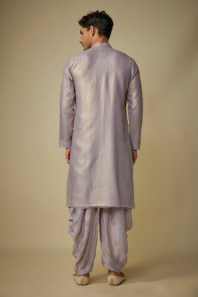 Lilac Embroiderd Kurta Set