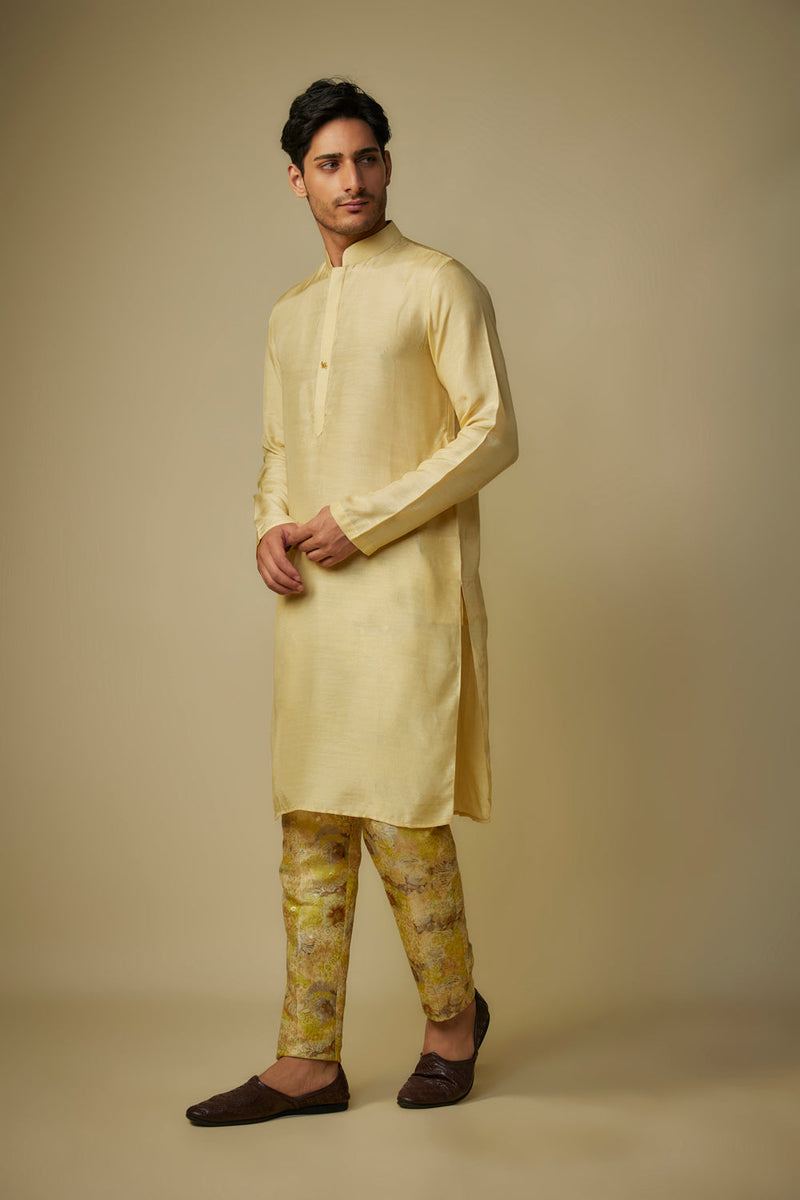 Yellow Kurta With Pant