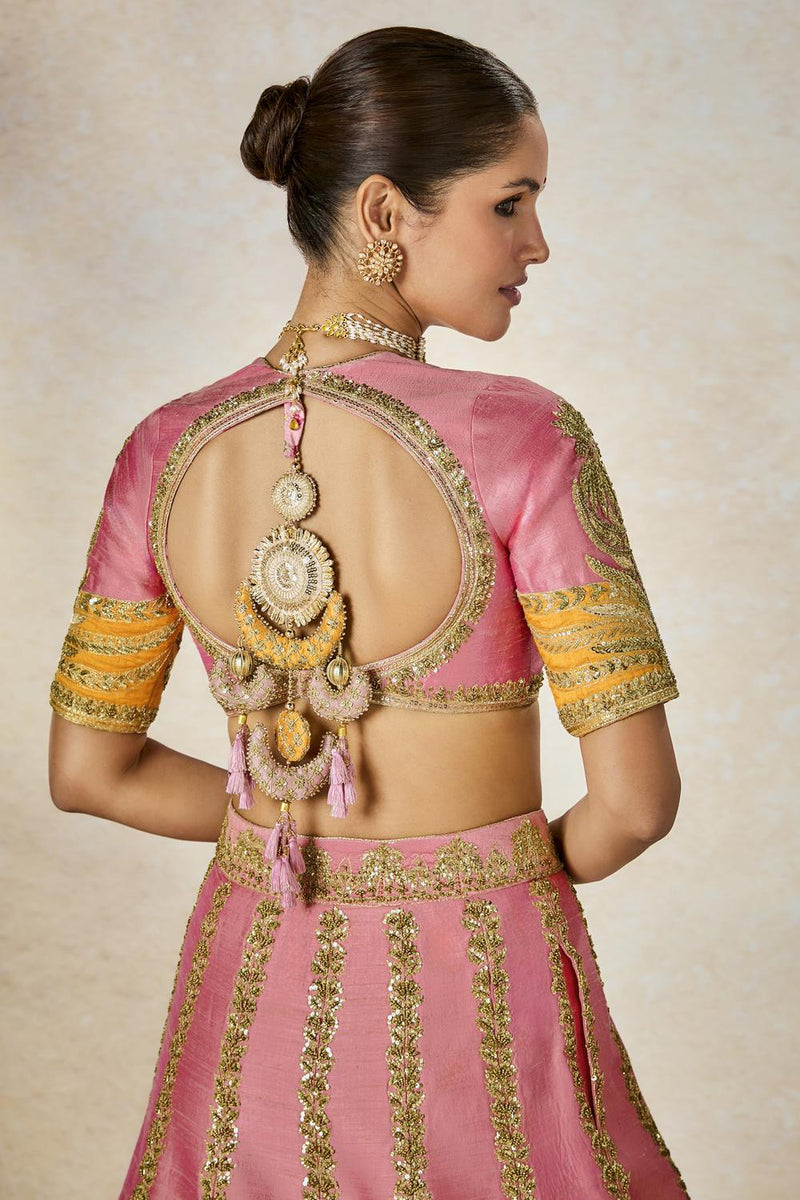 Rose Thandai Lehenga Set