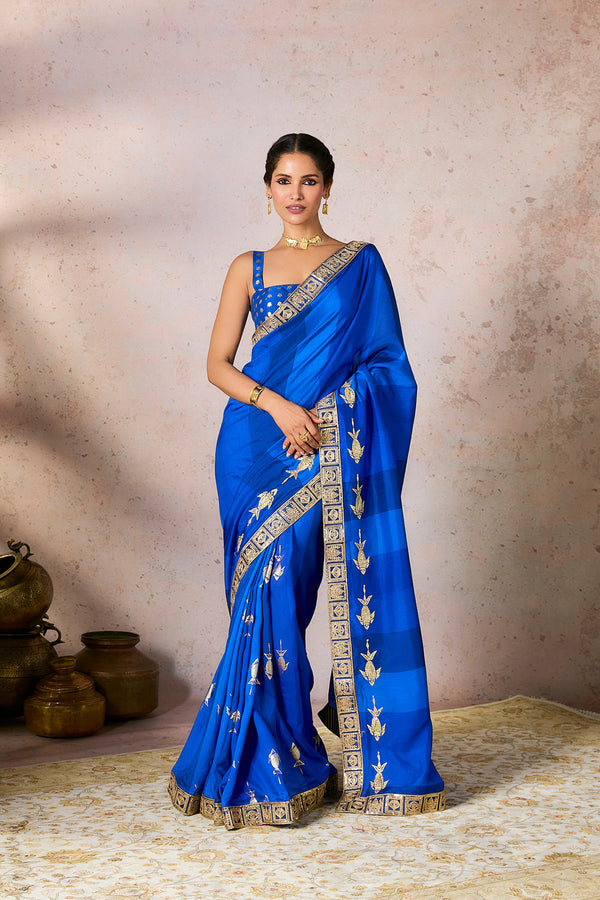 Blue Mystic Saree