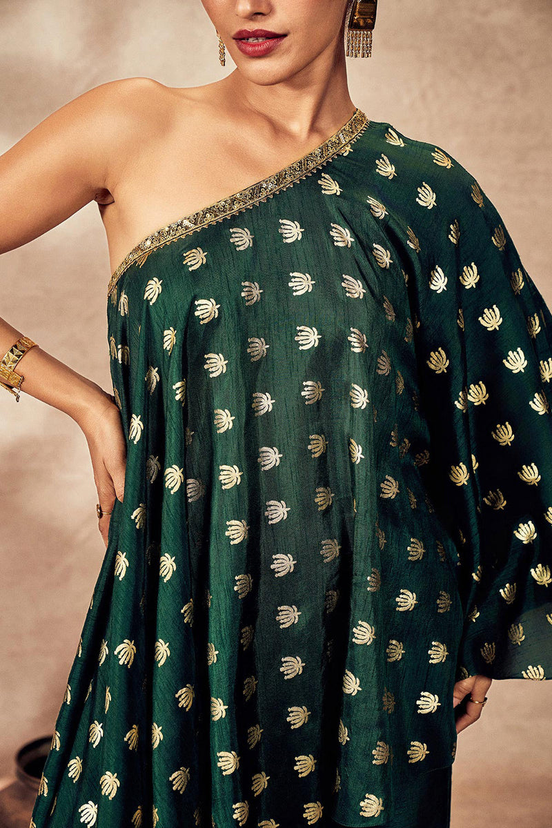 Green Palmscape Tunic Set