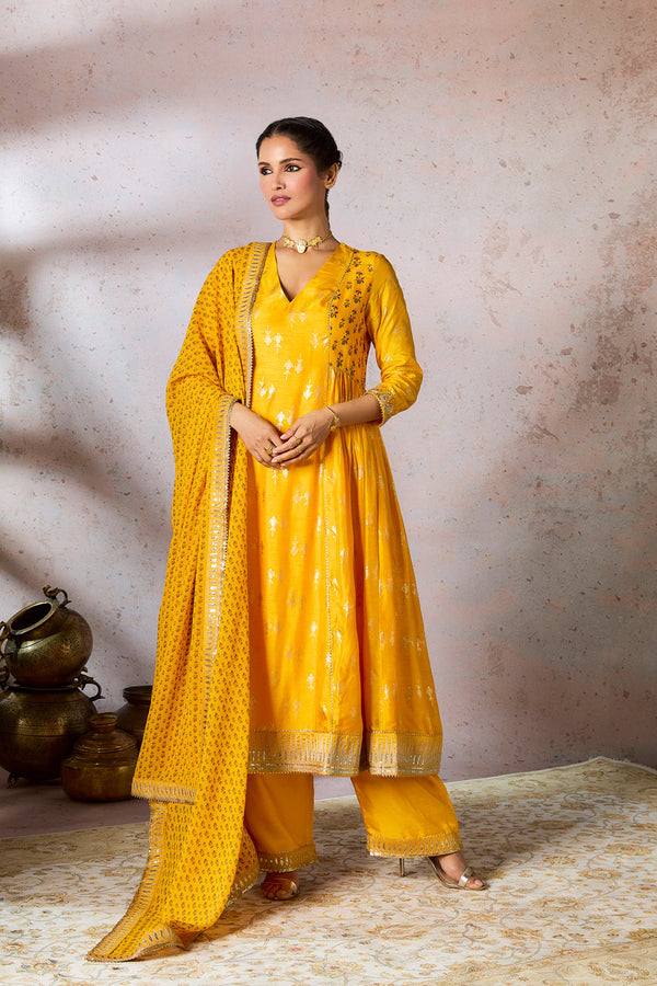 Yellow Mystic Kurta Set