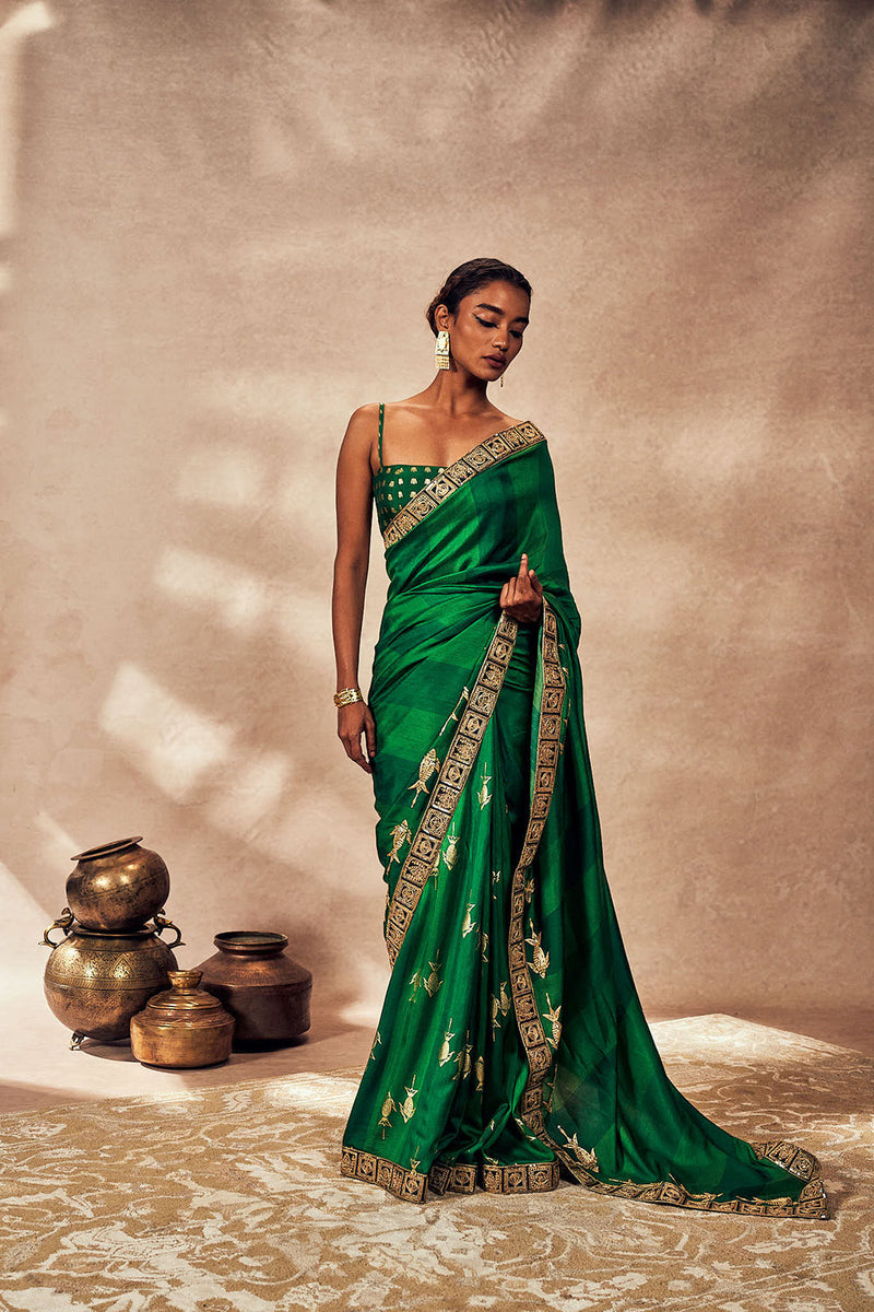 Green Mystic Saree