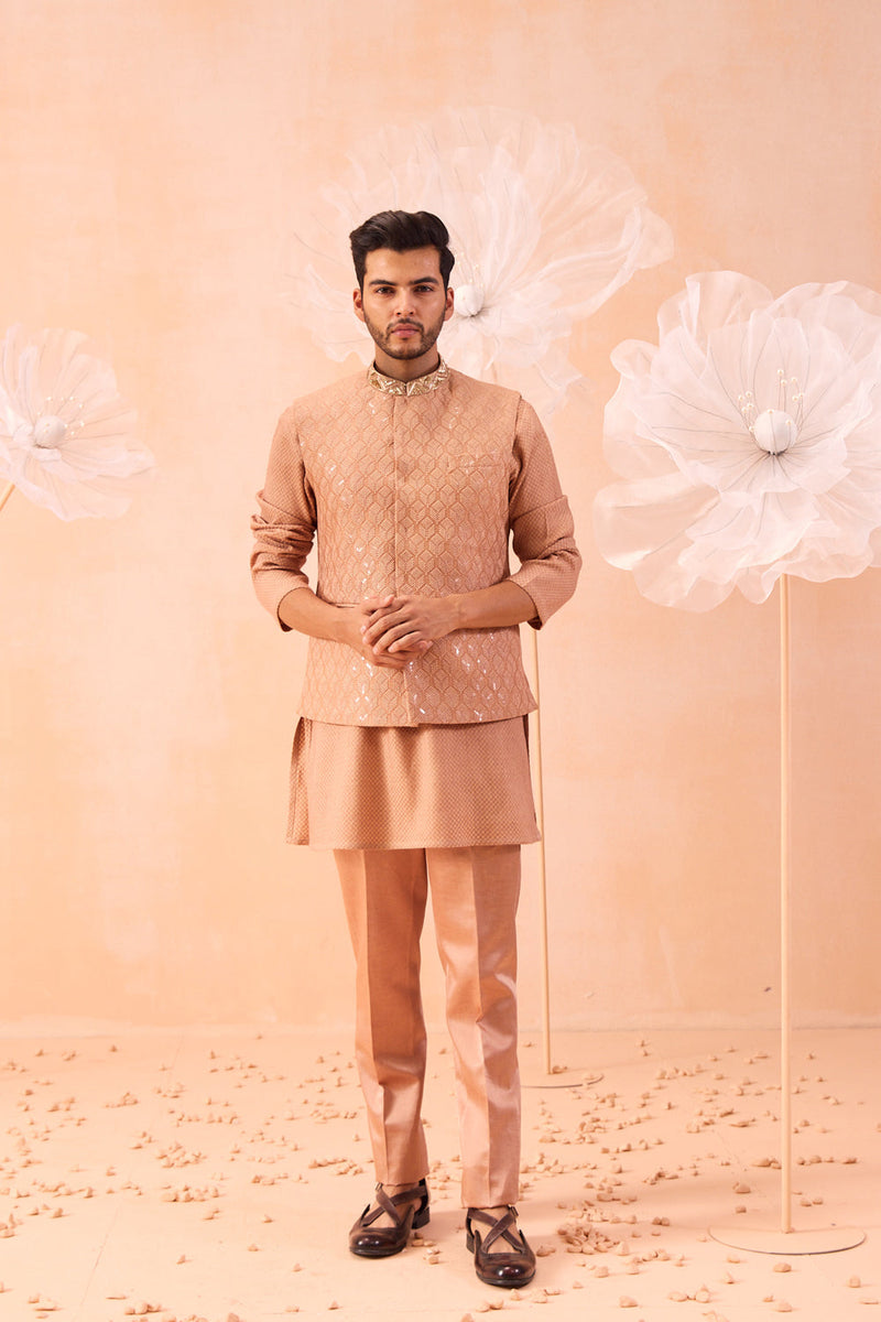 Moondust Nehru Jacket Set