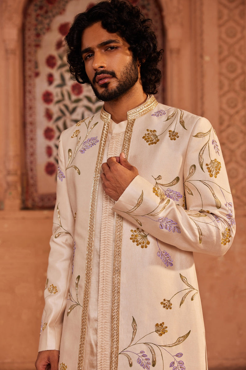 Jahaan Open Sherwani Set