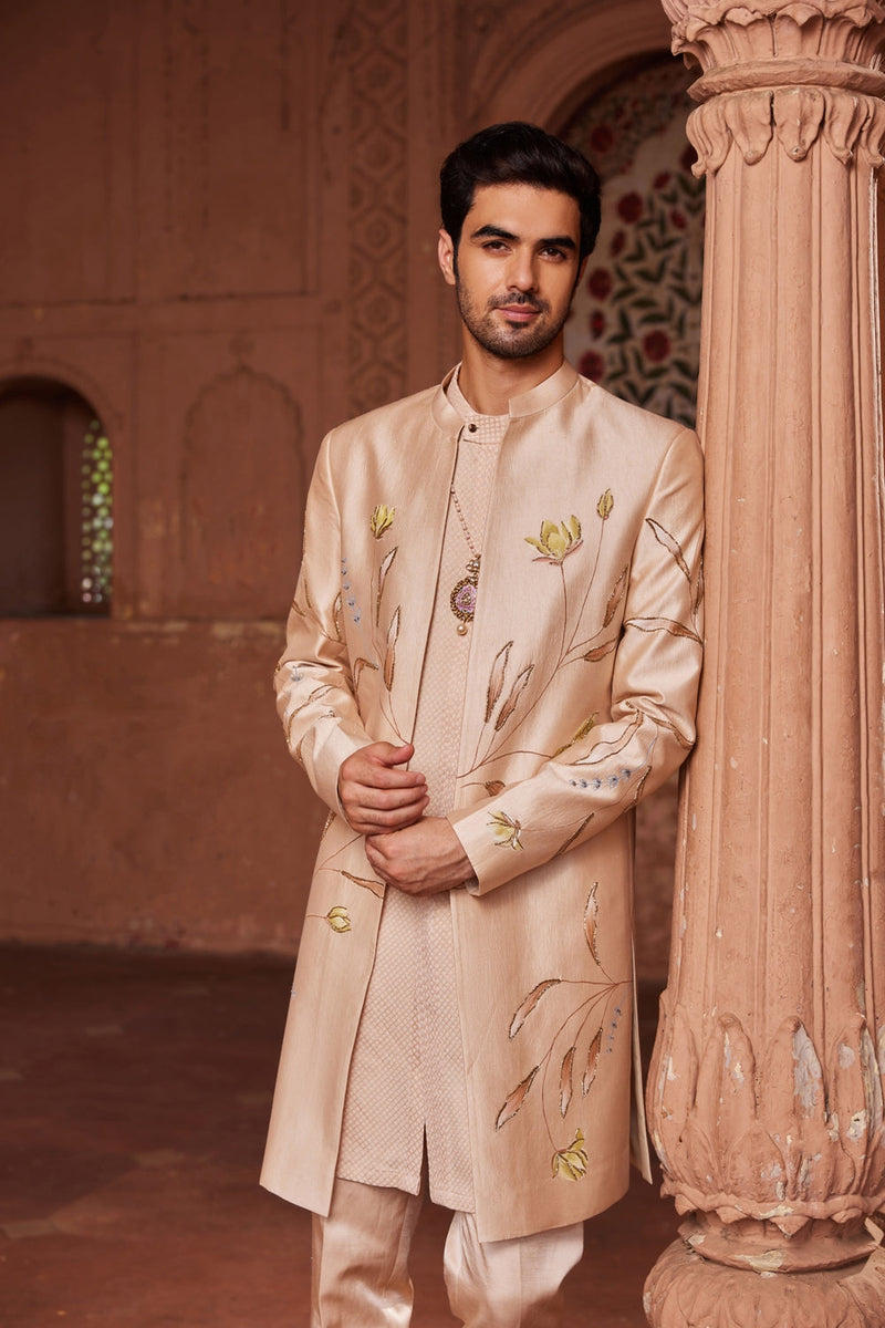 Bageecha Open Sherwani Set