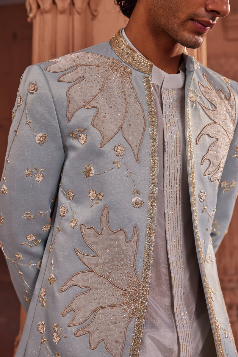 Elaya Open Sherwani Set