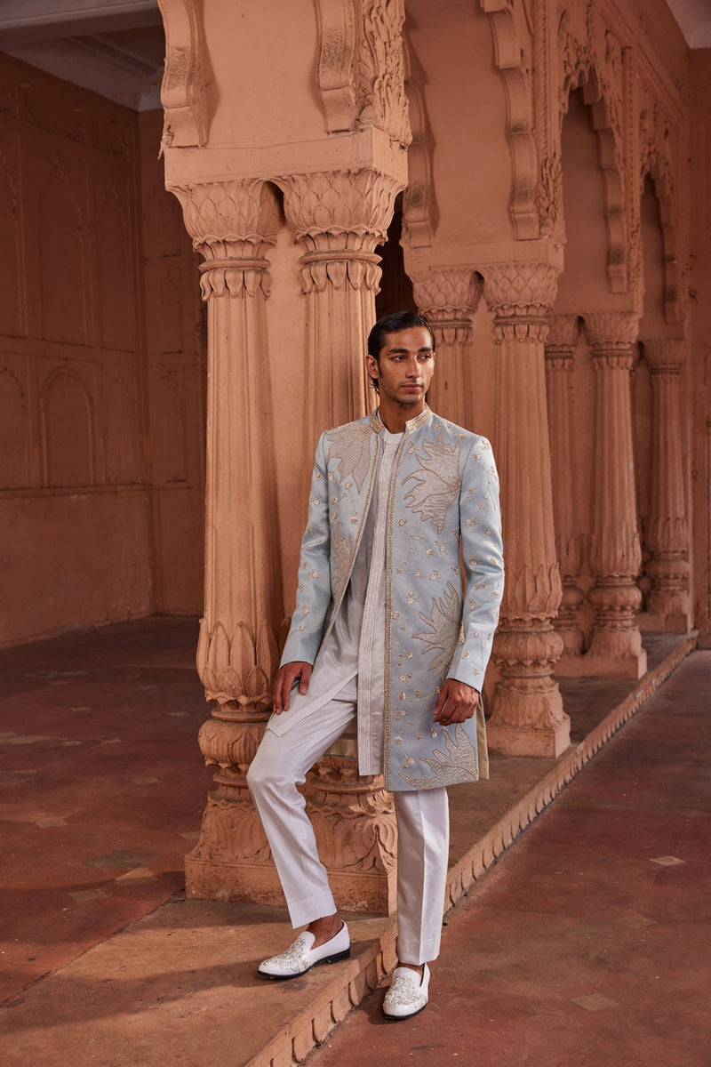 Elaya Open Sherwani Set