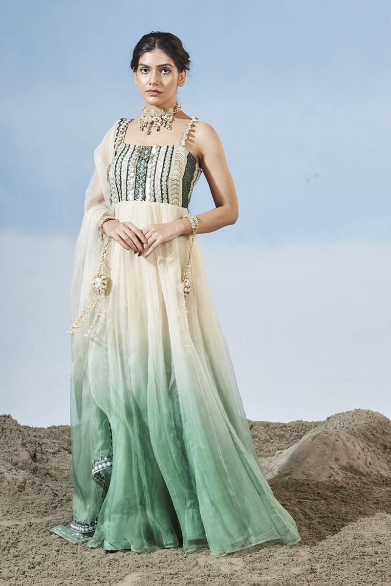 Ombré Breeze Anarkali