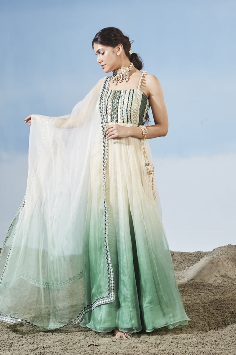 Ombré Breeze Anarkali