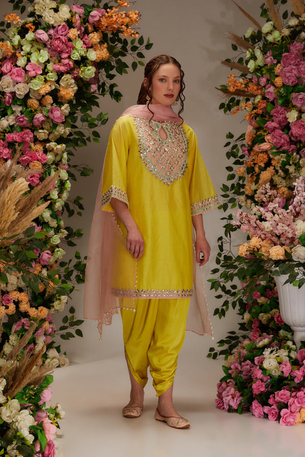 Yellow Kurta Set