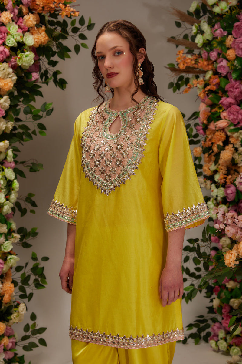 Yellow Kurta Set