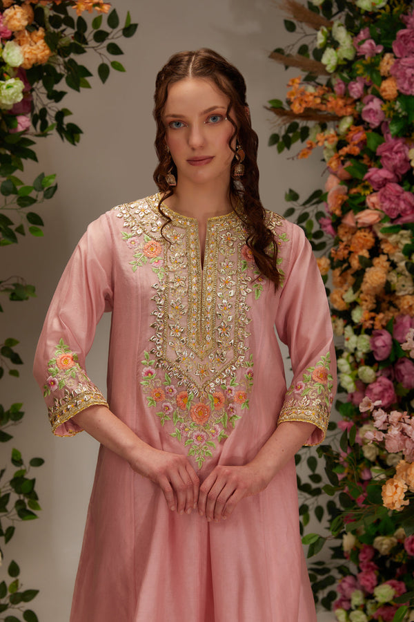 Pink Kurta Set