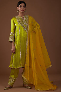 Mist Green Kurta-Salwar & Dupatta