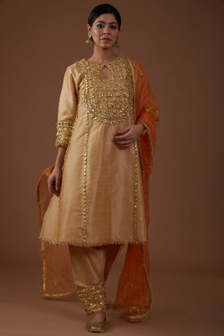 Desert Sand Line Kurta-Salwar & Dupatta