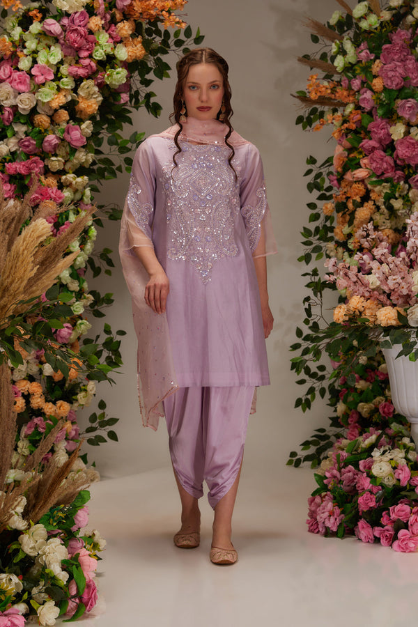 Mauve Kurta Set