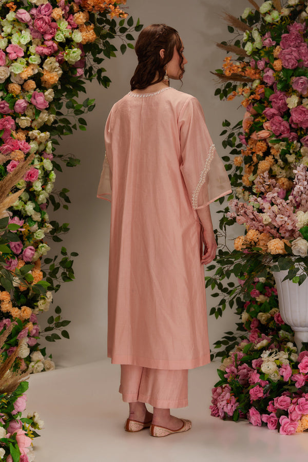 Peach Kurta Set