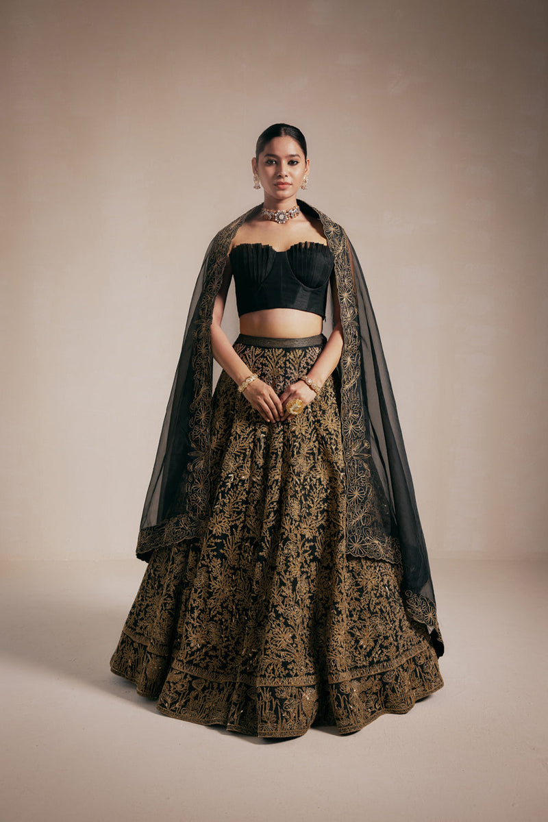 Black Lehenga