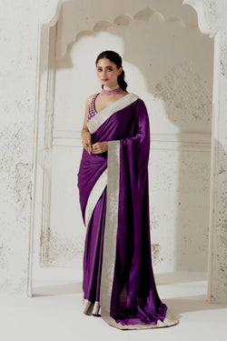 Silk Satin Saree