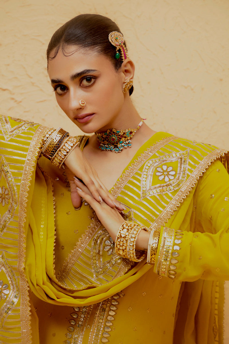 Citrine Yellow Suit