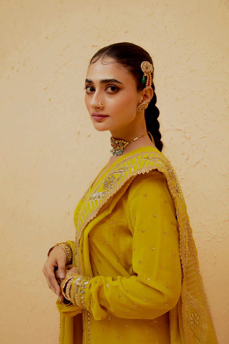 Citrine Yellow Suit